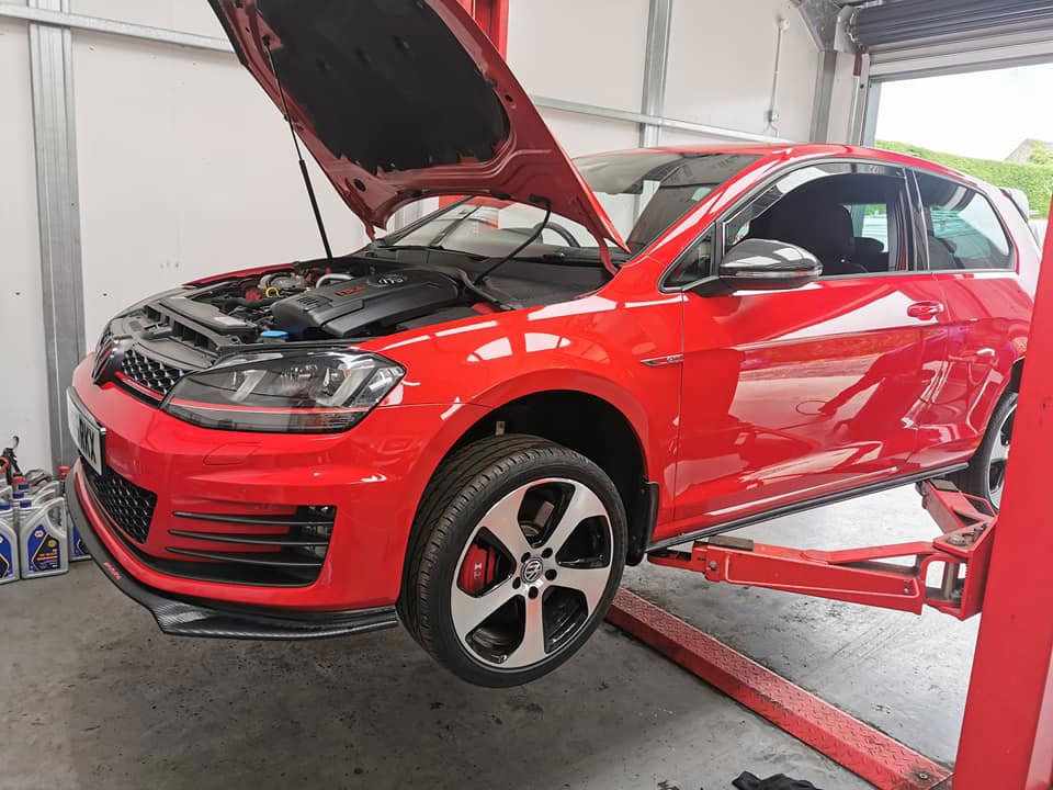 VW Golf repair work
